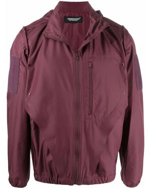 Undercover Slogan-Print Lightweight Jacket - Red