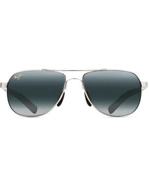 Maui Jim Pilot-Frame Sunglasses - Blue