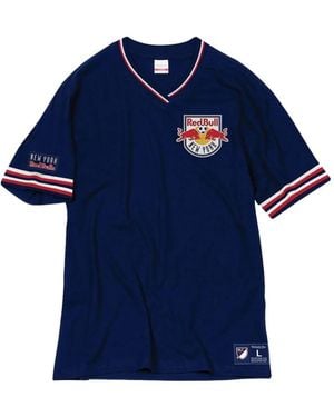 Mitchell & Ness X New York Bulls Overtime Win Short-Sleeve T-Shirt - Blue
