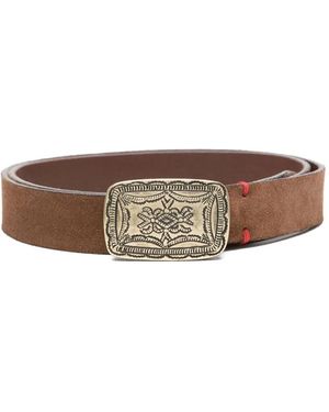 Eleventy Cocoa バックル ベルト - ブラウン