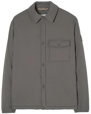Burberry Nylon Dalewood Overshirt - Gray