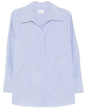 Marella Mlstabarin Striped Buttoned Shirt - Blue