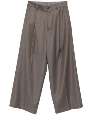 stein Pantalon À Design Plissé - Gray