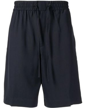 3.1 Phillip Lim Short En Maille À Poches Multiples - Bleu