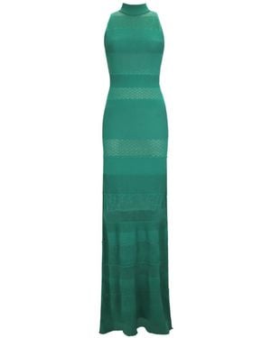 Gemy Maalouf Ärmelloses Strickkleid - Grün