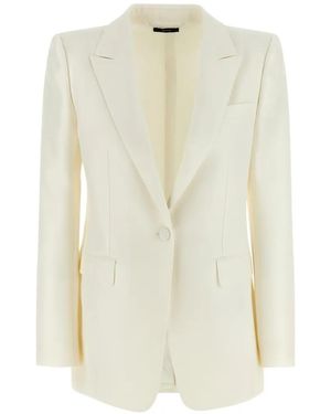 Tom Ford Radzmir Single-Breasted Blazer - White