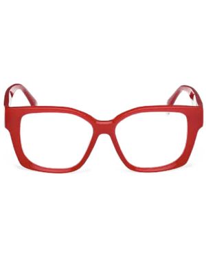 Max Mara Eyewear Gafas Con Montura Cuadrada - Rojo