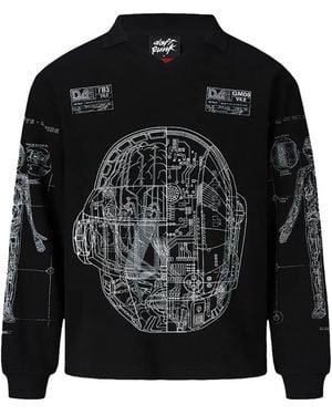 Pleasures X Daft Punk Schematic シャツ - ブラック