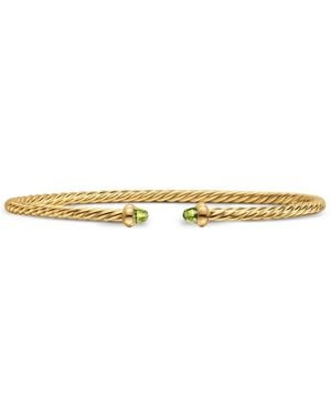 David Yurman Micro Cablespira Flex Bracelet - White
