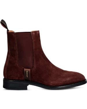 GANT Suede Chelsea Boots - Purple