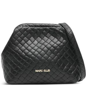 Marc Ellis Petit Sac Porté Épaule Matelassé Arlena Plot - Black