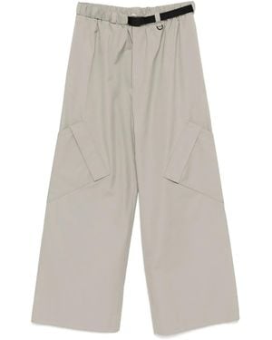 Qasimi Cargo Wide-Leg Trousers - Grey