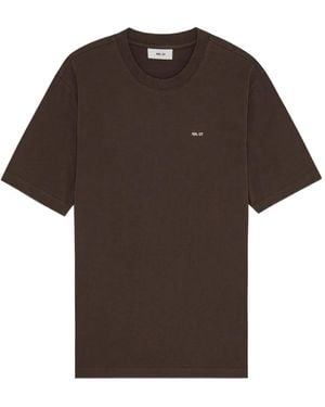 NN07 T-Shirt Adam Emb - Marron