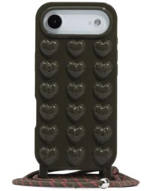 Bimba Y Lola Dark Shiny Silicone Case For Iphone 17 - Green