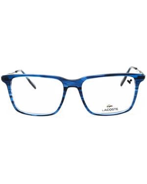 Lacoste Rectangle-Frame Glasses - Blue