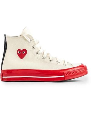 COMME DES GARÇONS PLAY Zapatillas Altas Chuck 70 De Comme Des Garçons X Converse - Rojo