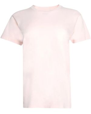 The Row Blaine Organic-Cotton T-Shirt - Pink