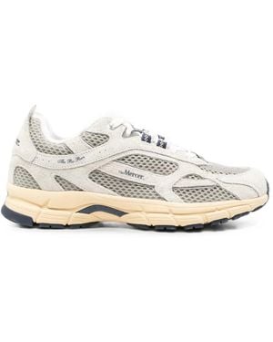 The Mercer Brand The Re-Run Panelled Mesh Trainers - White