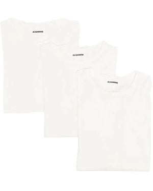 Jil Sander Cotton T-Shirt - White