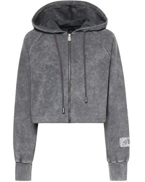Pinko Zipped Hoodie - Gray