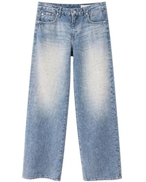 AG Jeans Jean Ample Adria À Ornements - Bleu