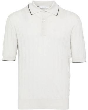 Cruciani Polo Con Ricamo Logo - Bianco