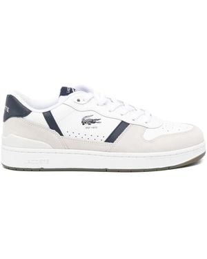 Lacoste T-Clip Set Leather Trainers - White