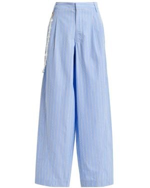 Essentiel Antwerp Jesuis Pearl-Belt Trousers - Blue