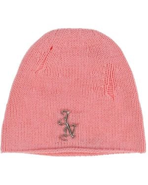 JUN/NAKAYAMA Beanie Im Distressed-Look - Pink
