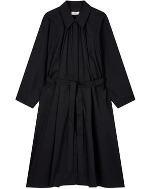 Studio Tomboy X Shirred Shirt Dress - Black