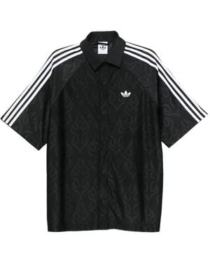 adidas Basketball Flame Jacquard Shirt - Black