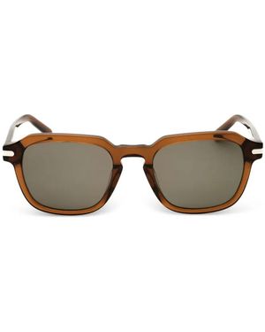 Ferragamo Eyewear Square-Frame Sunglasses - Metallic