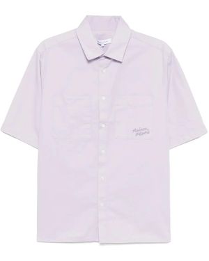 Maison Kitsuné ショートスリーブ シャツ - パープル
