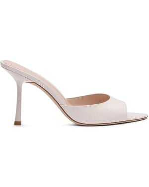 Stuart Weitzman Sandalias Lexington De Charol - Blanco