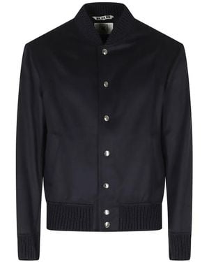 KIRED Cashmere Bomber Jacket - Blue