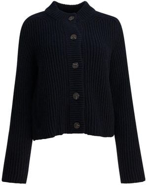 Soeur Cardigan En Maille À Design Côtelé - Noir