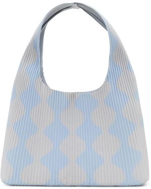 Repeat Cashmere Billy Clutch Mit Geometrischem Muster - Blau