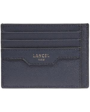 Lancel Leather Card Holder - Blue