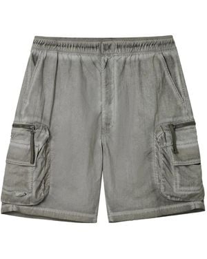 Izzue Short Cargo À Poches Zippées - Grey