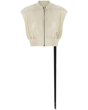 Rick Owens Chaleco bomber con diseño de panal Drkshdw Tatlin de Rick Owens - Blanco