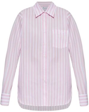 Hunza G Chemise Oversize À Broderies - Violet
