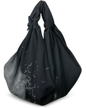 Y'sショルダーバッグ ラムスキン ブラック ブラック Y's Yohji
