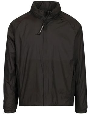 C.P. Company Zip Fastening Flap Pockets Jacket - Black