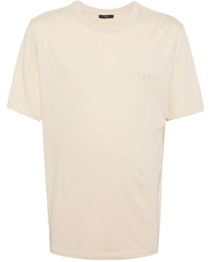 IRO Logo-Print Cotton T-Shirt - Natural