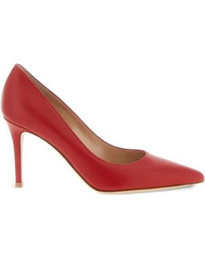 Gianvito Rossi レザーパンプス - レッド
