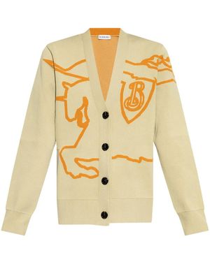 Burberry Ekd Cardigan - Mettallic