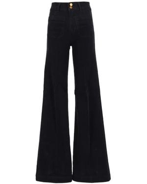The Seafarer Pantalones Acampanados Jane - Negro
