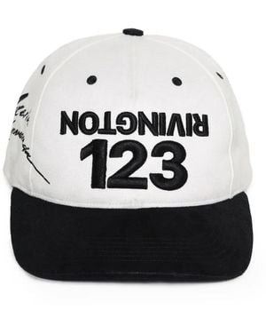 RRR123 ロゴ キャップ - ホワイト