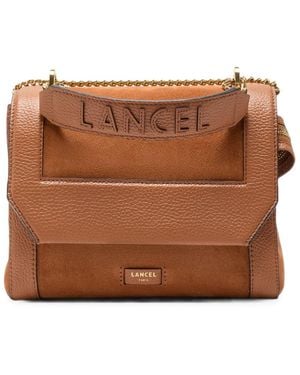 Lancel M Ninon Flap Tote Bag - Brown