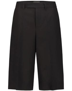 DR. HOPE Pantalones Cortos De Vestir Con Cierre Oculto - Negro